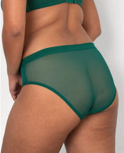 Load image into Gallery viewer, Curvy Couture -   Sheer Mesh High Cut Brief