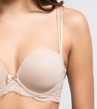 Load image into Gallery viewer, Simone Perele - Eden Zen Strapless Plunge Bra Peau Rose