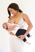 Load image into Gallery viewer, Dairy Fairy - Coco Sleep Bra Caramel/Cream
