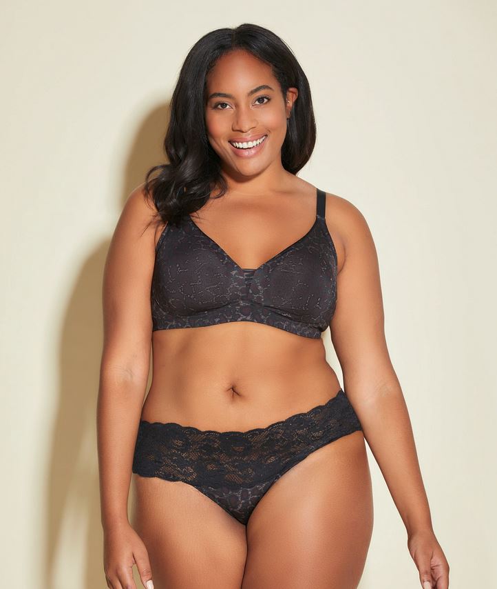 Cosabella - Evolution Extended Soft Bra Black/Panther – Fiercewith Love