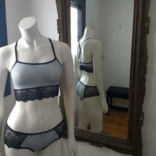 Load image into Gallery viewer, On The Inside Lingerie -  Johnny Jump Up Bra Gray Sheer