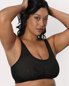 Curvy Couture - Sheer Mesh Bralette