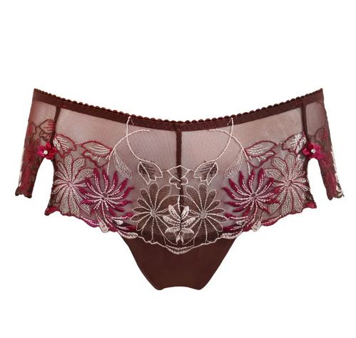 Pour Moi - St Tropez Shorty Chocolate/Red
