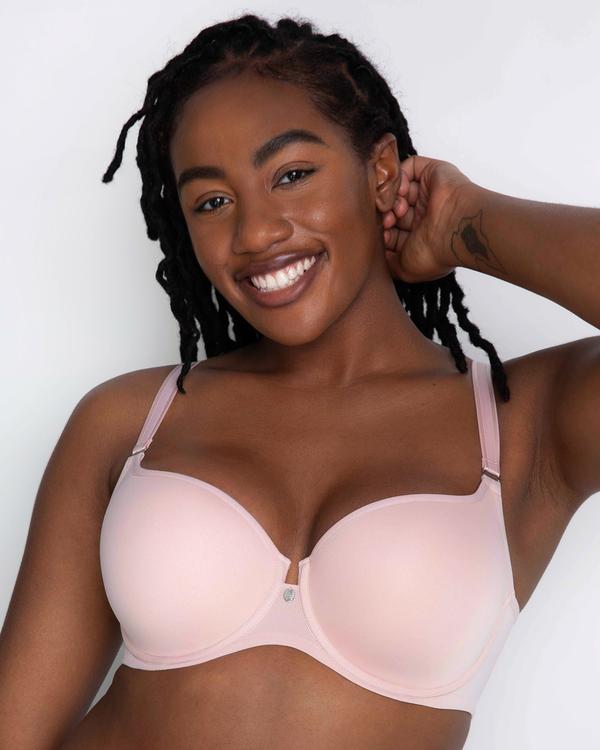 Curvy Couture - Tulip Smooth T-Shirt Bra Blushing Rose – Fiercewith Love