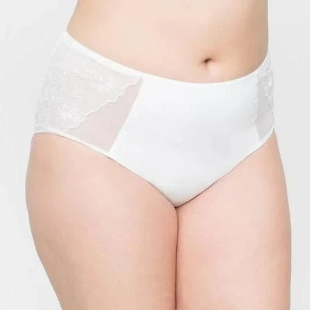 Curvy Couture -  Glistening Hipster  Ivory