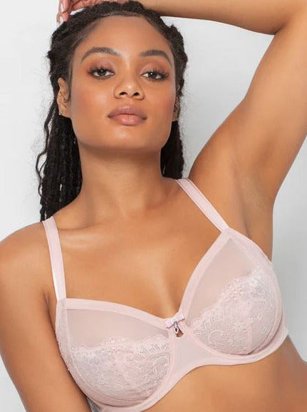 Curvy Couture - Cotton Luxe Unlined Wire Free Bra Black - FINAL