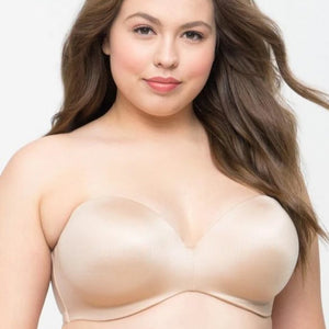 Curvy Couture - Smooth Strapless Bra Nude